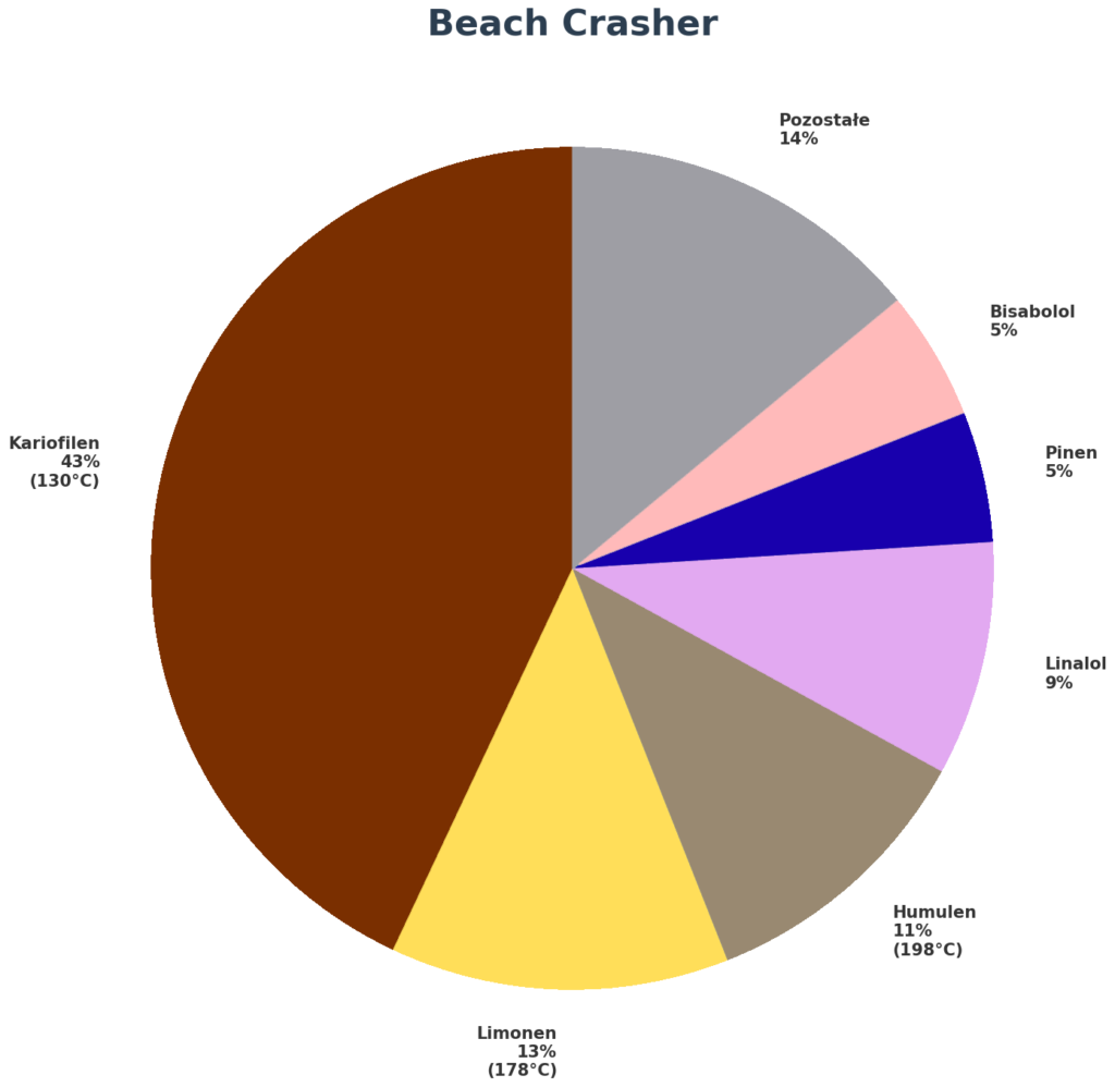 Beach Crasher S-LAB 22% profil terpenowy